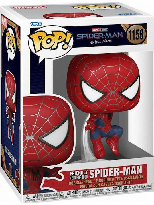Funko Pop! Marvel: Spider-Man Friendly Neighborhood Bobble-Head Special Edition Funko Pop! Marvel: Spider-Man Friendly Neighborhood Bobble-Head Special Edition