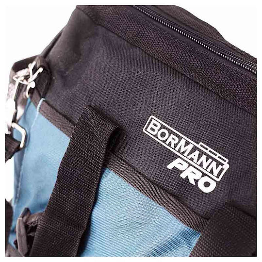 Bormann Pro BTB3050 Over the Shoulder Tool Bag Blue L41xW22xH32cm