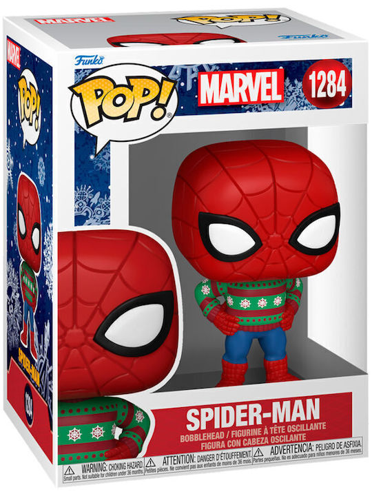 Funko Pop! Marvel: Spider-Man (Holiday) Bobble-Head Special Edition Funko Pop! Marvel: Spider-Man (Holiday) Bobble-Head Special Edition