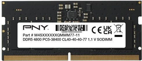 PNY DDR5 with Module 1x16GB and Speed 4800 for Laptop