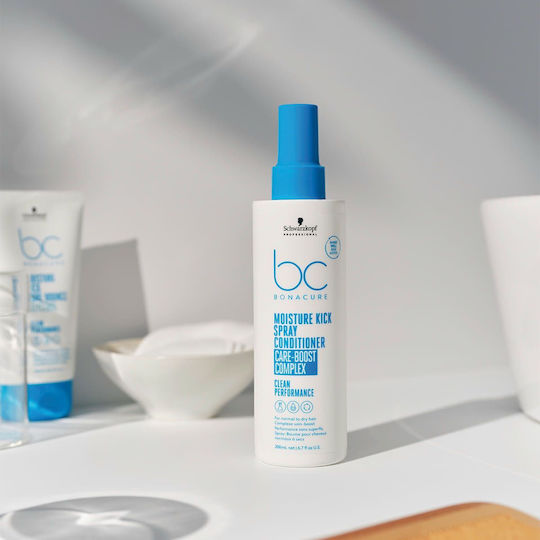 Schwarzkopf Professional Bc Bonacure Moisture Kick Spray Conditioner Care-boost Complex 200ml