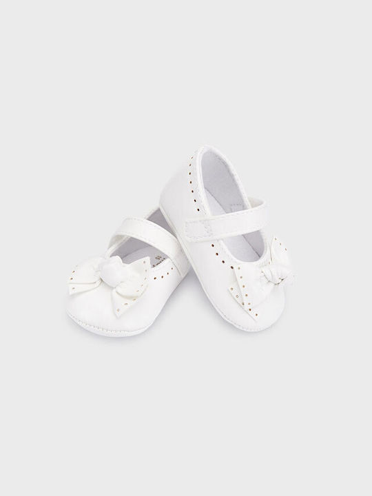 Mayoral Baby Ballerinas White