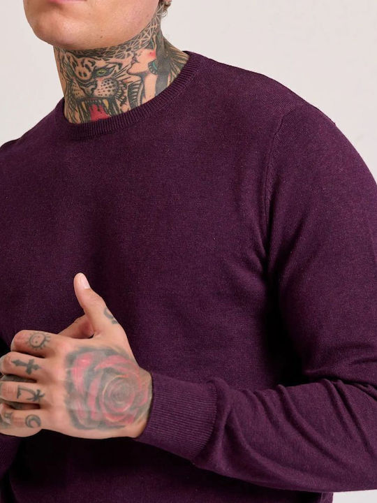 Pullover Purple Melange