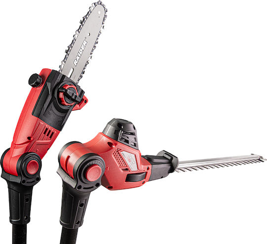 Raider RDP-PSHT20 Garden Multi Tools Battery 3 in 1 Chainsaw Hedge Trimmer Attachment Extension