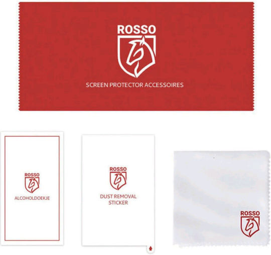 Rosso Tempered Glass Μαύρο (iPhone 15 Plus / 16 Plus)