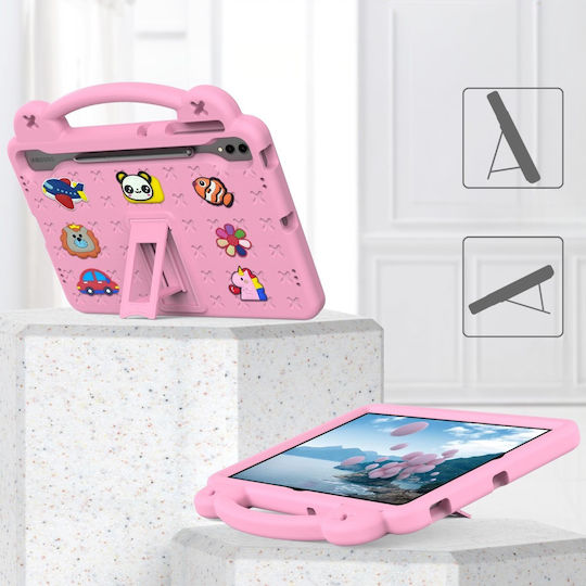 Durable Back Cover for Kids Pink Samsung Galaxy Tab S10 Plus
