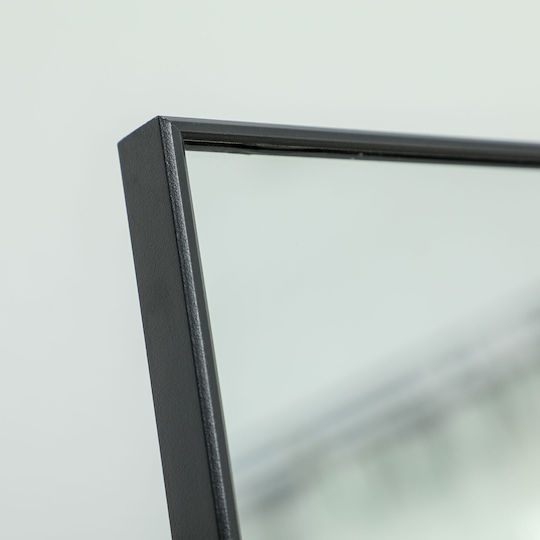 HomCom Floor Mirror with Black Metal Frame 161.5x50cm