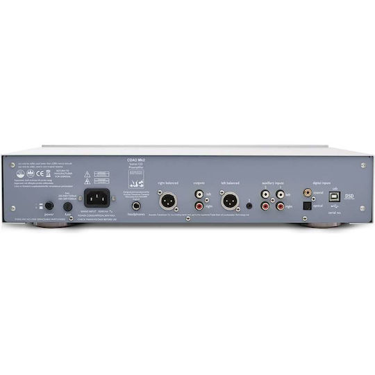 ATC Audio CDA2MKII Player CD Hi-Fi Argintiu