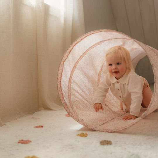 Little Dutch Kinderzelt Tunnel Fairy Garden Rosa