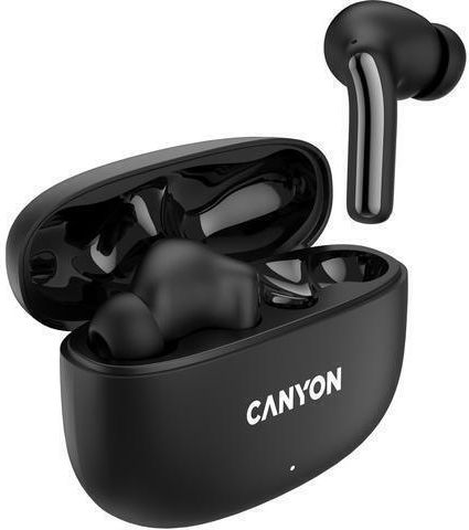 Canyon OnGo 9 In-ear Bluetooth Handsfree Ακουστικά με Θήκη Φόρτισης Μαύρα