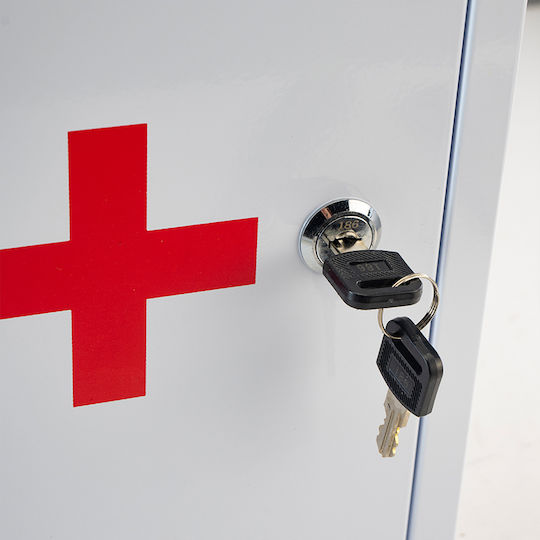 Bormann BFB2000 Metallic First Aid Wall Cabinet with Lock