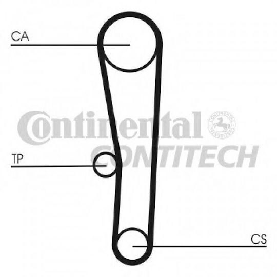 Kit curea de distribuție Hyundai Accent II LC Contitech CT1062k1