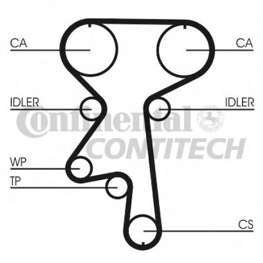 Timing Belt Kit Chevrolet Captiva C100 C140 Contitech Ct924k1