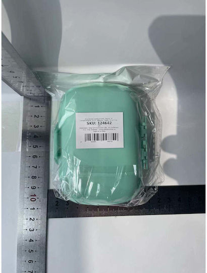 Органайзер за лекарства пластмасов 8 отделения 0.1 L син Flippy 11 X 7 см