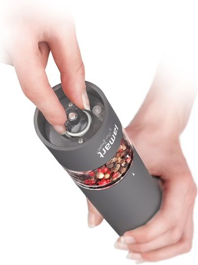 Lamart Electric Set Spice Mills made of Plastic in Gray Color 1pcs