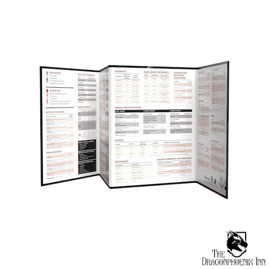 Renegade Game Studios Vampir: Die Maskerade DM Bildschirme