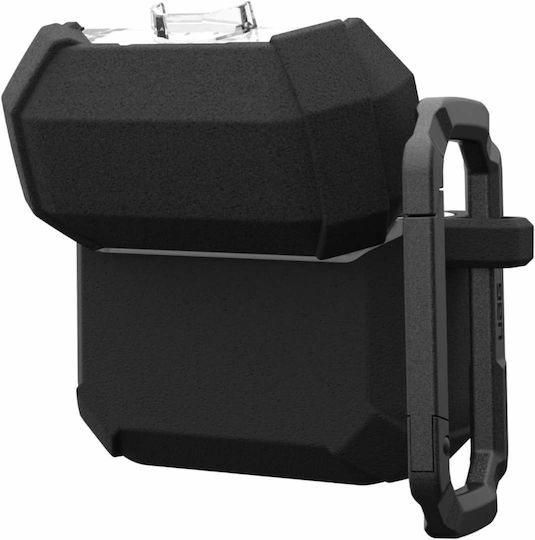 UAG Plasma Case Silicone with Hook in Black color for Apple AirPods 4