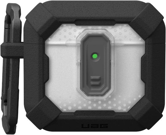 UAG Plasma Case Silicone with Hook in Black color for Apple AirPods 4