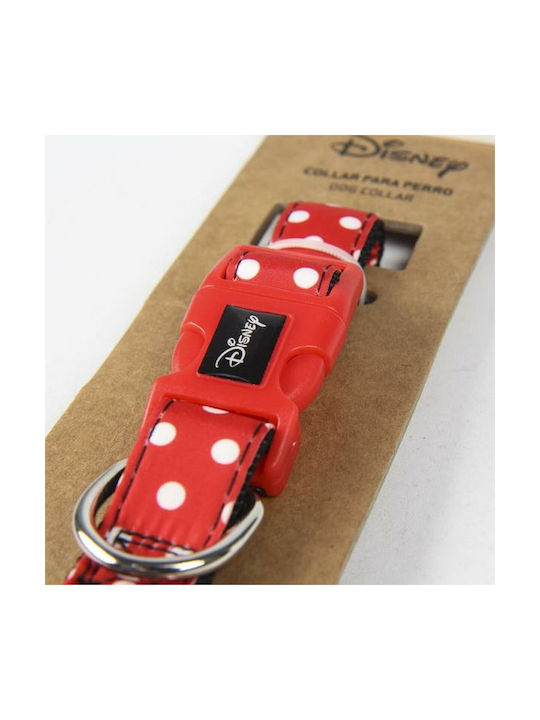 Minnie Mouse Guler pentru câini în culoarea Roșu