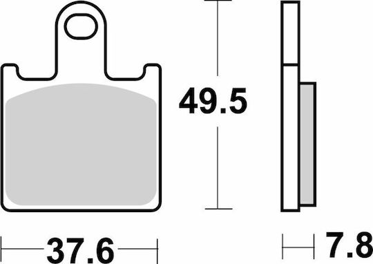 SBS Motorcycle Brake Pads Front