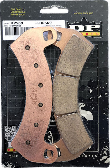 DP Brakes Τακάκια Μοτοσυκλέτας Πίσω