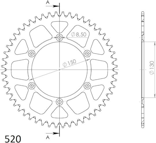 Supersprox Pinion spate