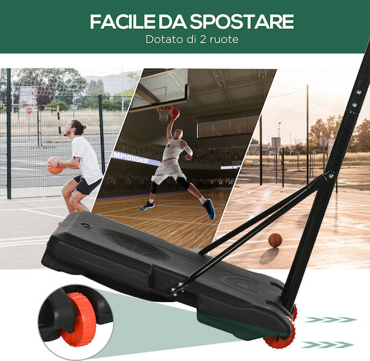 Sportnow Basketballkorb mit Ständer und Höhenverstellbar
