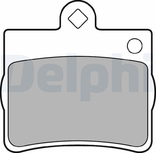 Delphi Brake Pad for Bentley Continental Mercedes-Benz SLK
