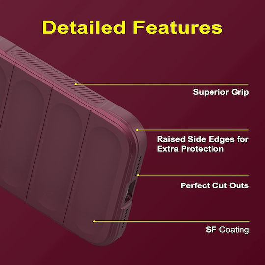 Techsuit Magic Back Cover Silicone Burgundy (Xiaomi 14T)