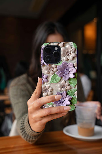 Sonique 3D Flower Series Case for Samsung Galaxy A52 4G/5G Galaxy A52s 5G Violet