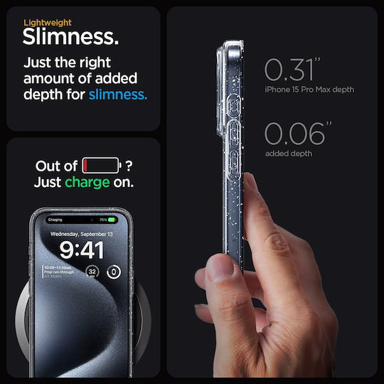 Techsuit Sparkleskin Back Cover Silicon Transparent (Nimic CMF Telefon 1)