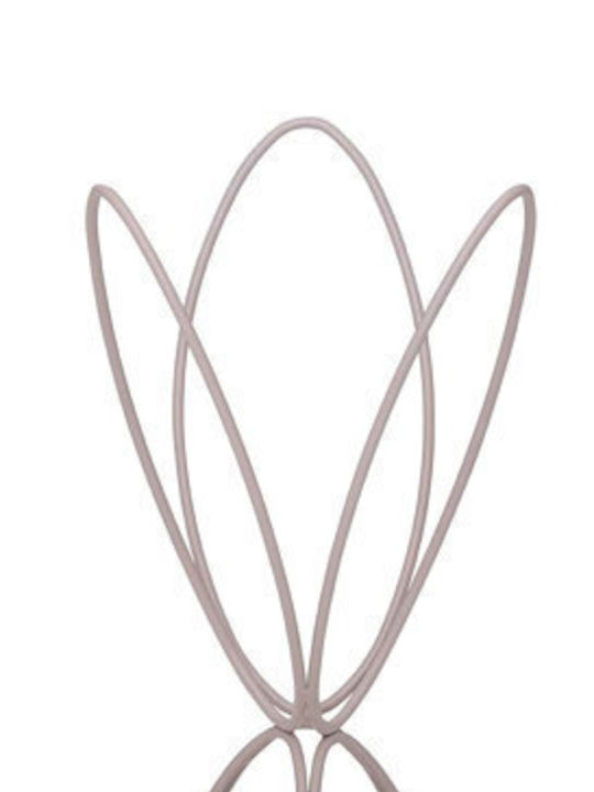 Θήκη Ομπέλες Vanity Λευκό Μέταλλο 31xh.75cm Casa Vogue