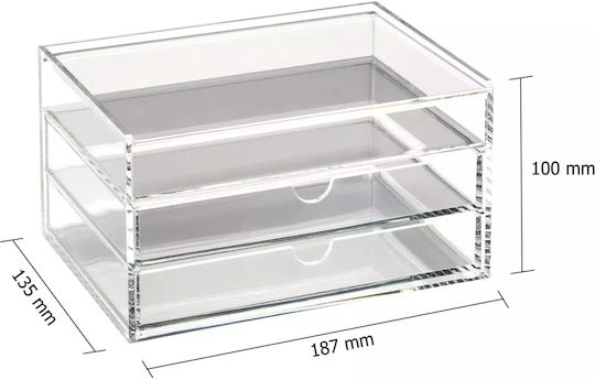 Osco Plastic Sertar de birou Gri