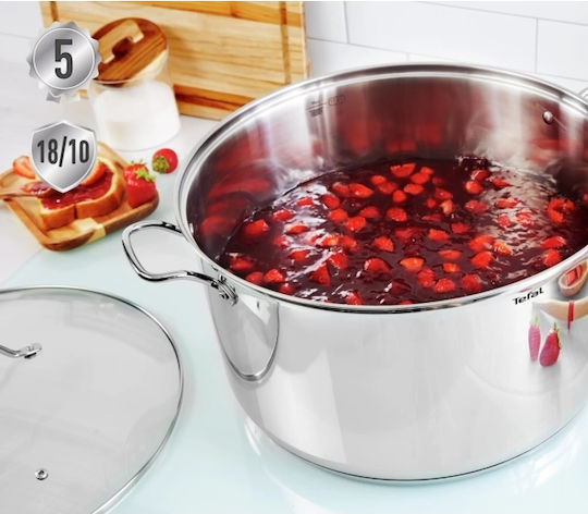 Tefal Intuition Pots Set Made of Stainless Steel 10 Pieces Tefal Intuition Pots Set Made of Stainless Steel 10 Pieces