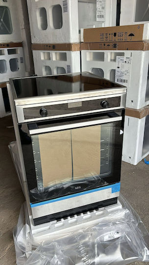 AEG Steambake 6000 Готварска печка 73лт с индукционни котлони Ш59.6см. Inox