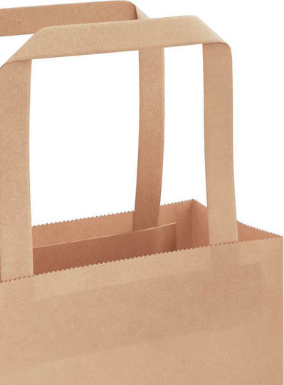 vidaXL Χάρτινη Τσάντα για Δώρο Καφέ 32x42x12εκ. 50τμχ