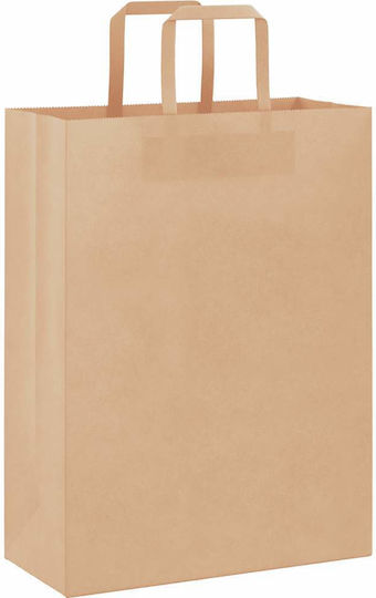 vidaXL Paper Bag for Gift Brown 26x35x12cm. 250pcs