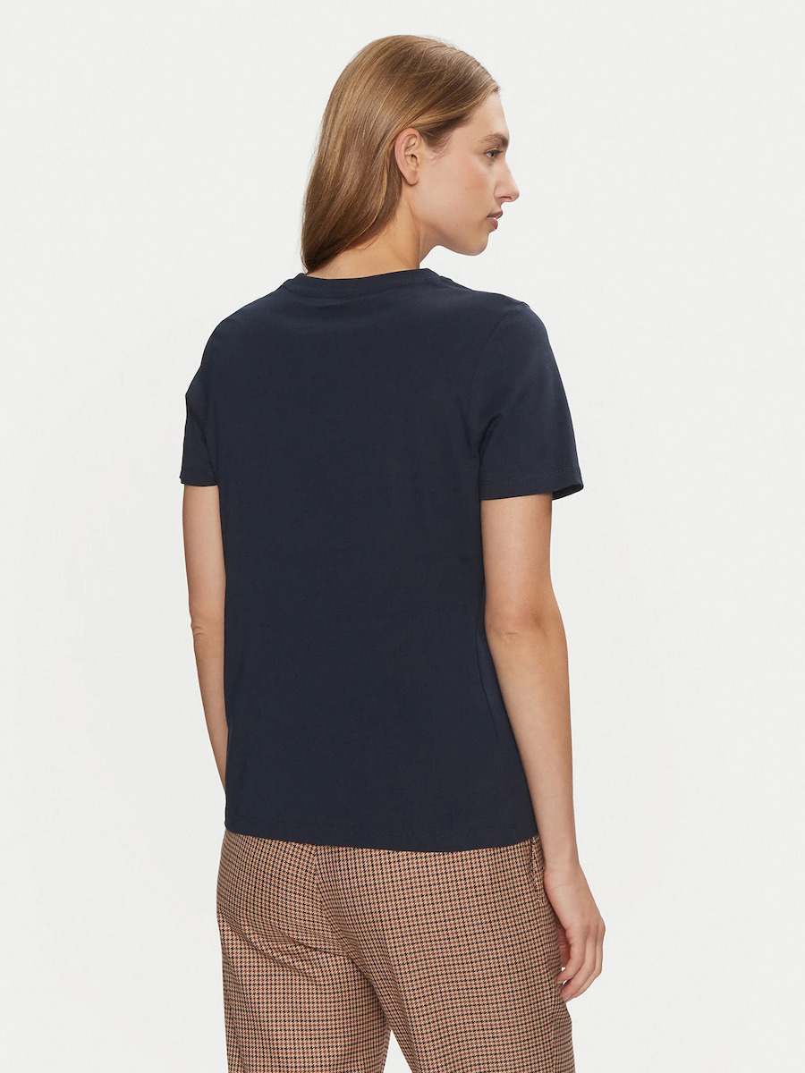 売れ筋商品|||トミー ヒルフィガー Tシャツ レディース トップス MODERN - Print T-shirt - dark night navy Tommy Hilfiger Women's T-shirt Dark Night Navy WW0WW43895