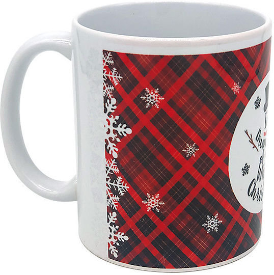 LiebeQueen Christmas Mug Ceramic White