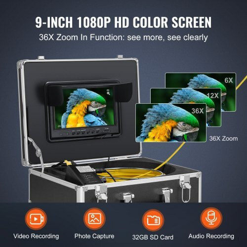 Vevor Camera Endoscopică cu Cablu 50m