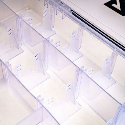 Cutie Wasserdichte Zeck L Spinner + Bladed Jig Box Wp