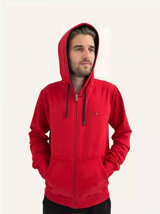 Lagos Sweatshirt with Hood RED