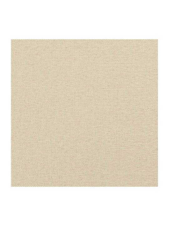 Relax Armchair with Footstool Cream 73x91.5x102.5cm