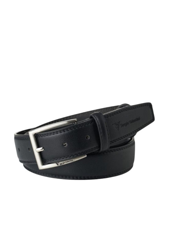 Set Leather Men's Wallet Black