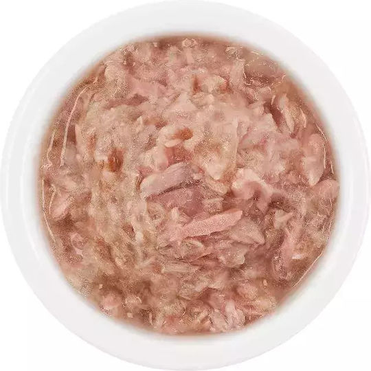 Lucky Lou Extrafood Wet Food for Cats in Cans with Tuna, Fish, Salmon, Shrimps, Chicken and Vegetables Grain-Free & Gluten-Free 70gr