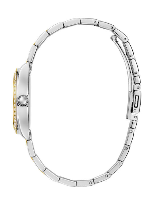 Guess Luna Ρολόι Μπαταρίας με Μεταλλικό Μπρασελέ Guess Luna Ρολόι Μπαταρίας με Μεταλλικό Μπρασελέ