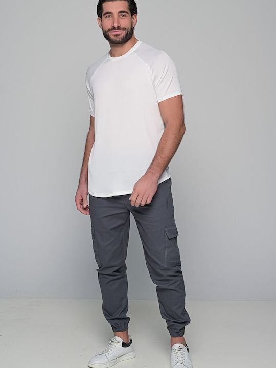 Trousers Cargo in Regular Fit Anthracite