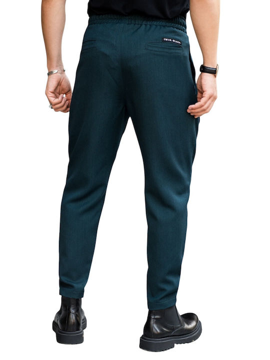 Twin Black Trousers Green