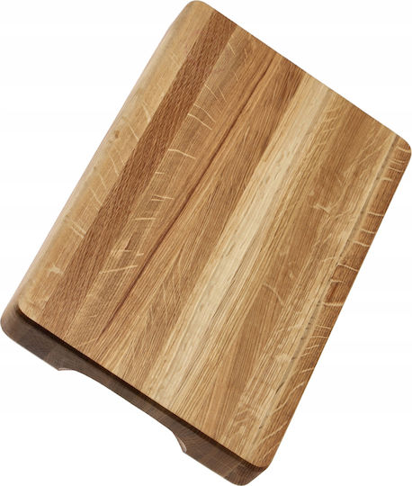 Kadax Επιφάνεια Κοπής για Ψωμί Ξύλινη Καφέ 40x25cm