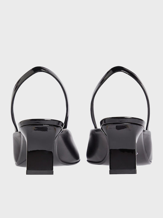 Pumps mit Riemchen Schwarz